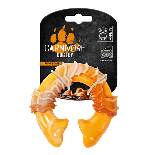 M-Pets Carnivore Ring Bacon Flavored Yellow Dog Bone