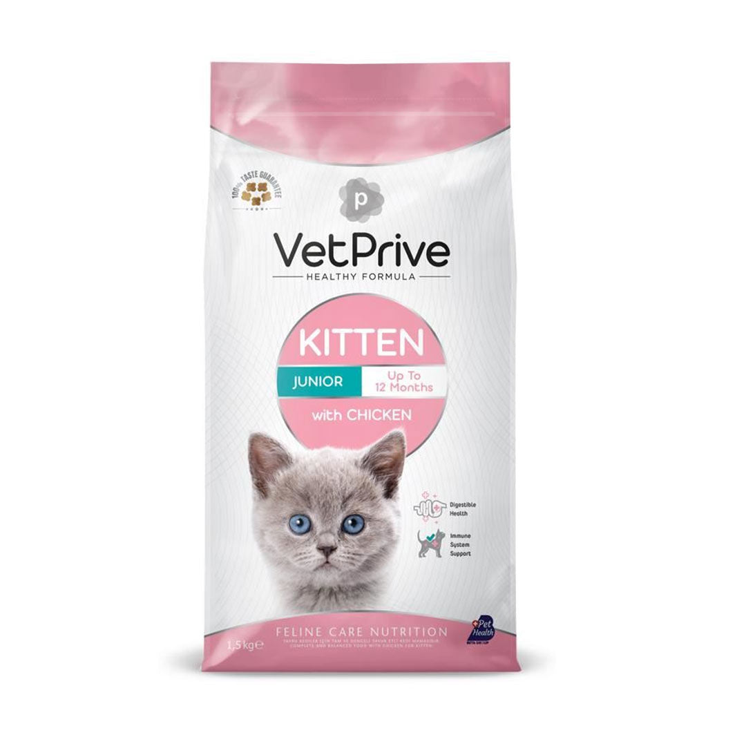 Vet Prive Chicken Kitten Food 1.5kg