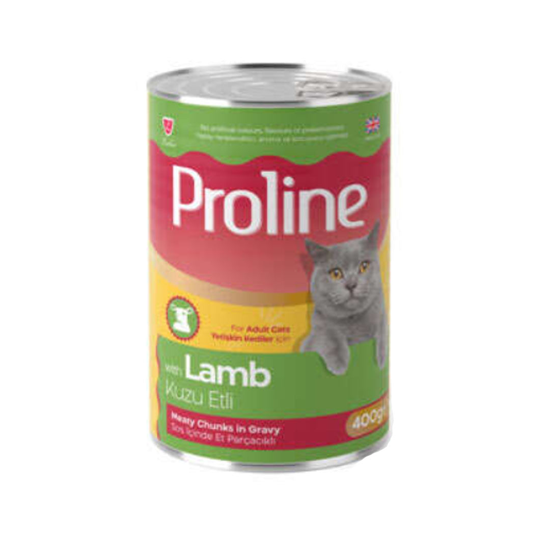 Proline Lamb and Meat Chunk Cat Food in Sauce 400g