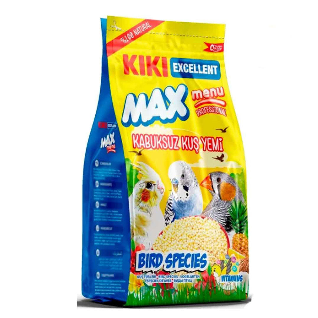 Kiki Excellent Max Menu Shell-less Budgie Food 400gr