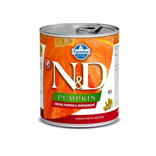 Farmina N&D Chicken Meat, Pumpkin and Pomegranate Adult Canned Dog Food 285g