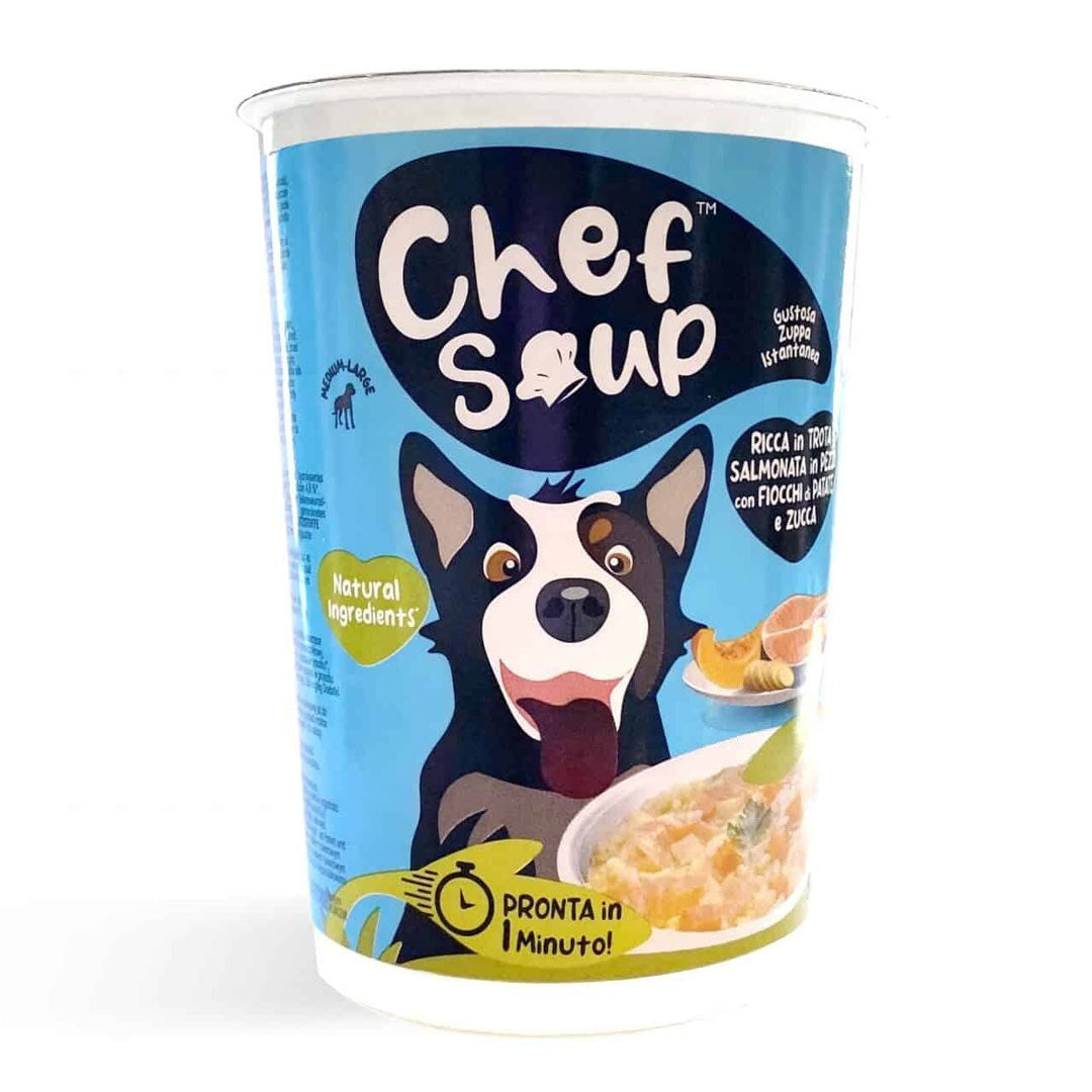 Chef Soup Somonlu, Patatesli ve BalKabaklı Küçük ve Orta Irk Köpekler İçin Hazır Çorba 50gr