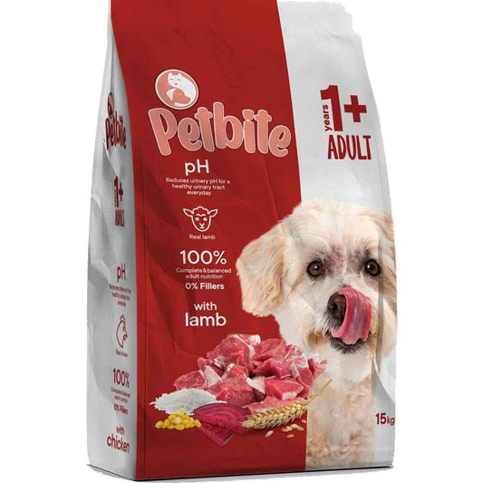 Petbite Yetiskin Kuzulu Köpek Mamasi 15 Kg