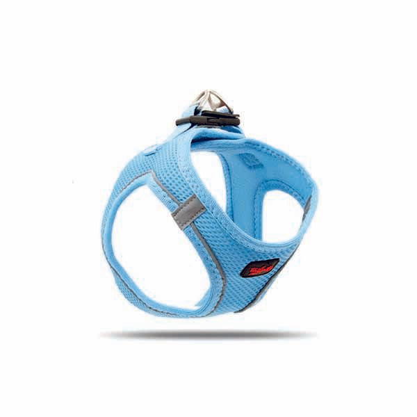 Tailpetz Hava Geçirgenliği olan Köpek Göğüs Tasması Mavi S